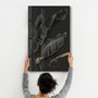 Wallity Pintura Decorativa de Vidrio Templado Multicolor 70 x 110 cm